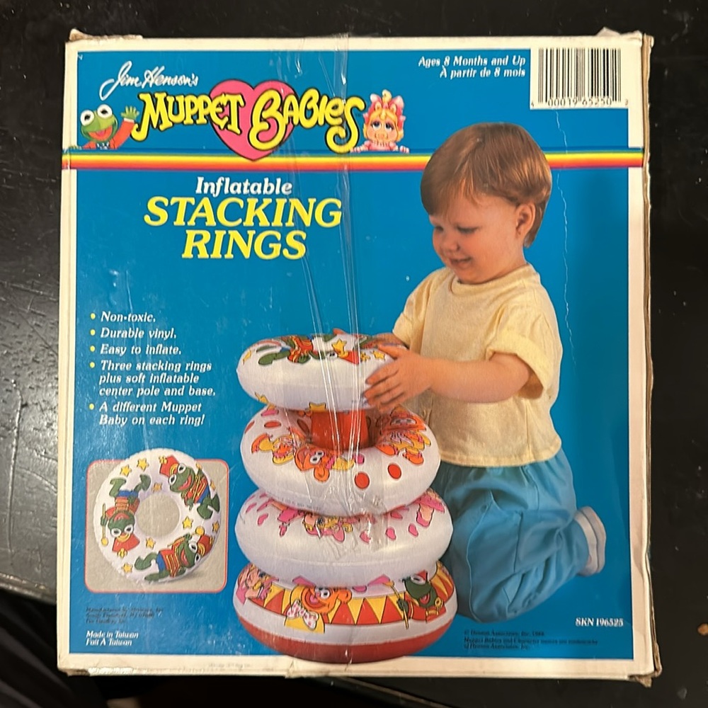 Vintage New old stock Muppet Babies Stacking Rings
